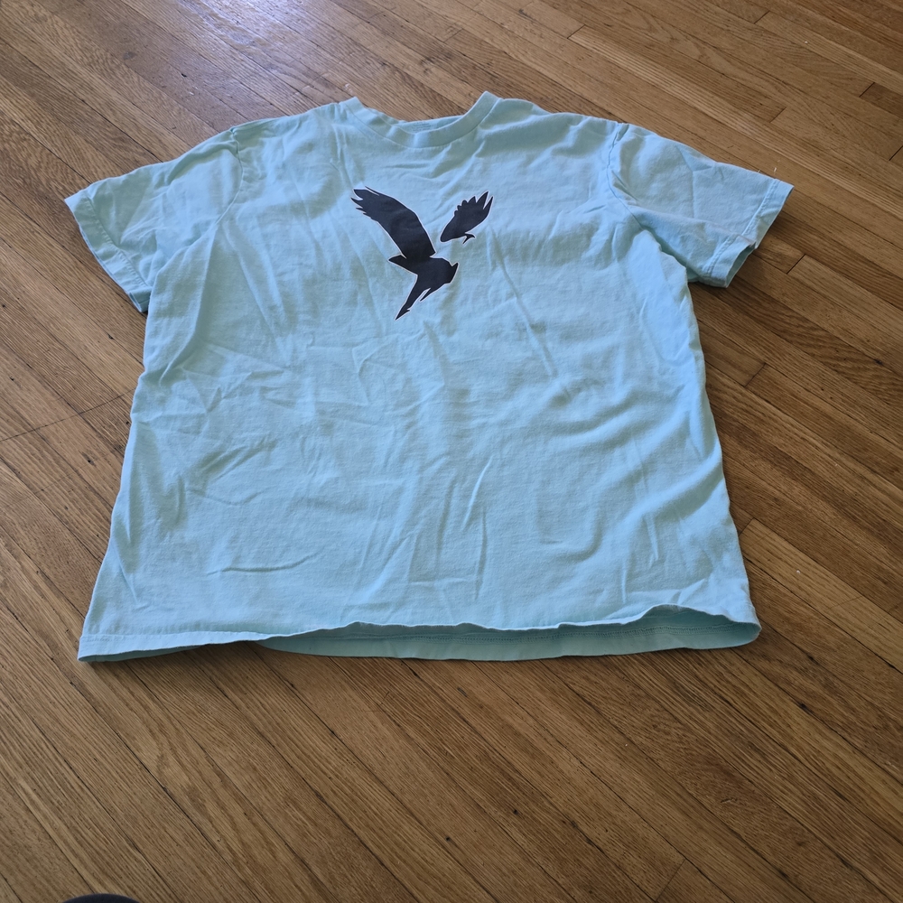 American Eagle Outfitters Light Blue Short Sleeve Tee
